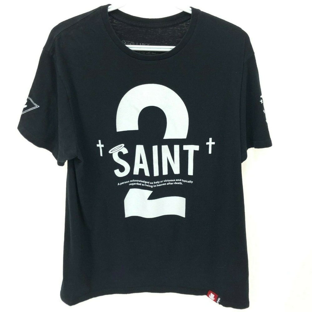 ENTREE Saint L Large T-shirt Black Cotton Official